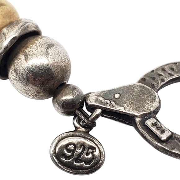 Silpada Sterling Silver & Gold Tone Bead Bracelet #21029 - Picture 8 of 12